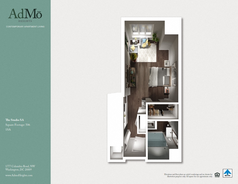 1777 Columbia Road NW Studio-1 Bed Apartment for Rent - Photo Gallery 25